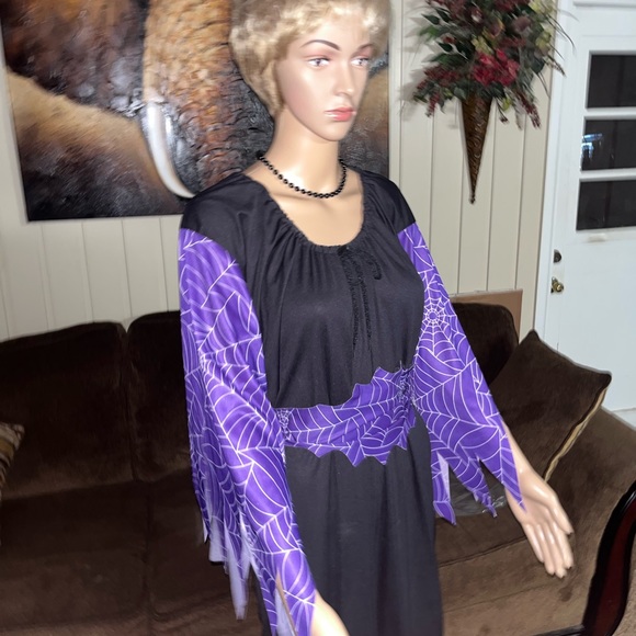 Rubie’s • Witch Of The Webs • Women • One Size • Purple/Black •Halloween Costume - Picture 12 of 15